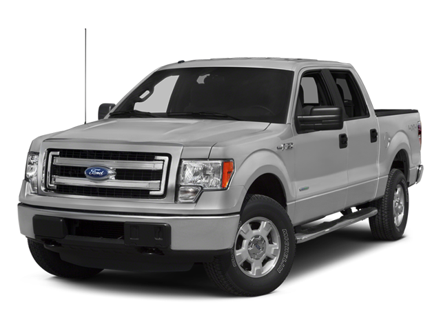 2014 Ford F-150 XLT Pickup 4D 5 1/2 ft in White — front three-quarter view