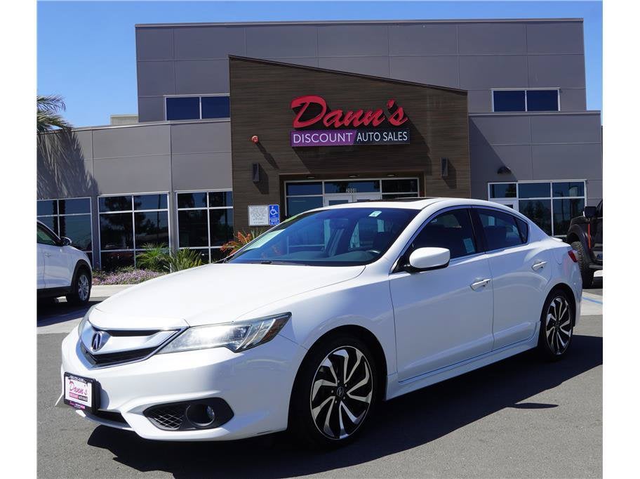 2016 Acura ILX Sedan 4D in White — front three-quarter view
