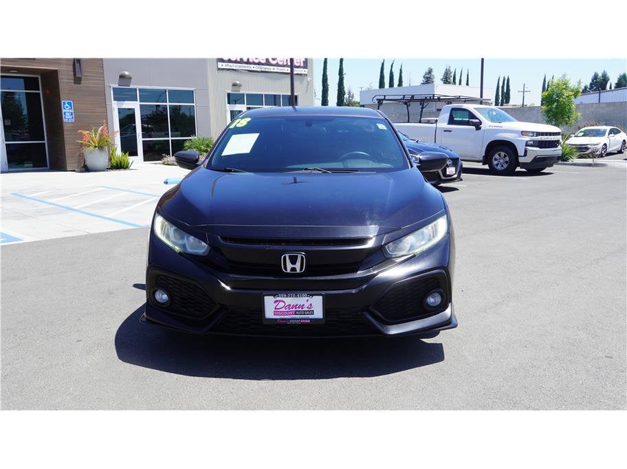 2018 Honda Civic Hatchback — rear three-quarter view
